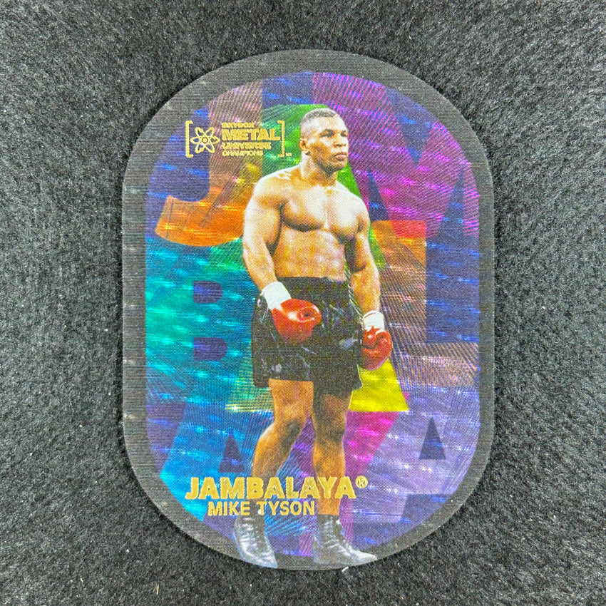 2022 Metal Universe Champions Mike Tyson Jambalaya Die-cut Ssp No 4
