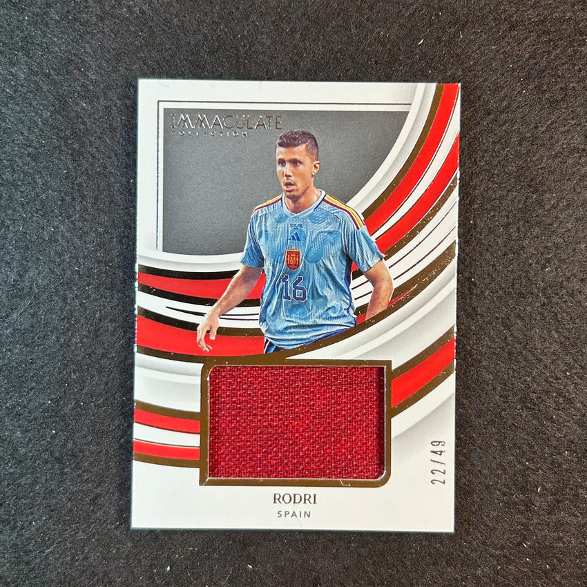 2022-23 Immaculate Rodri Remarkable Memorabilia Jersey Relic Silver 22/49