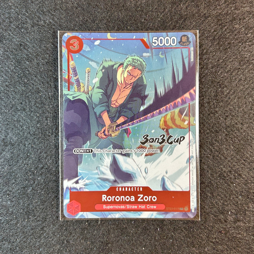 Roronoa Zoro St01-013 - One Piece 3on3 3 On 3 Cup Promo B