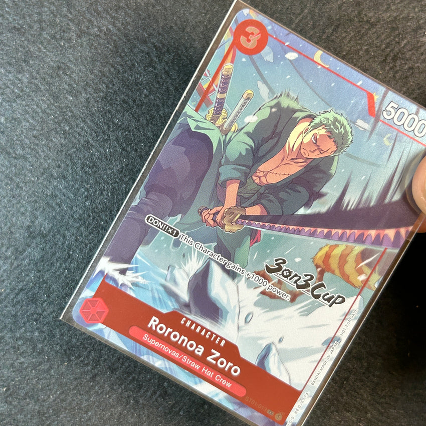 Roronoa Zoro St01-013 - One Piece 3on3 3 On 3 Cup Promo B