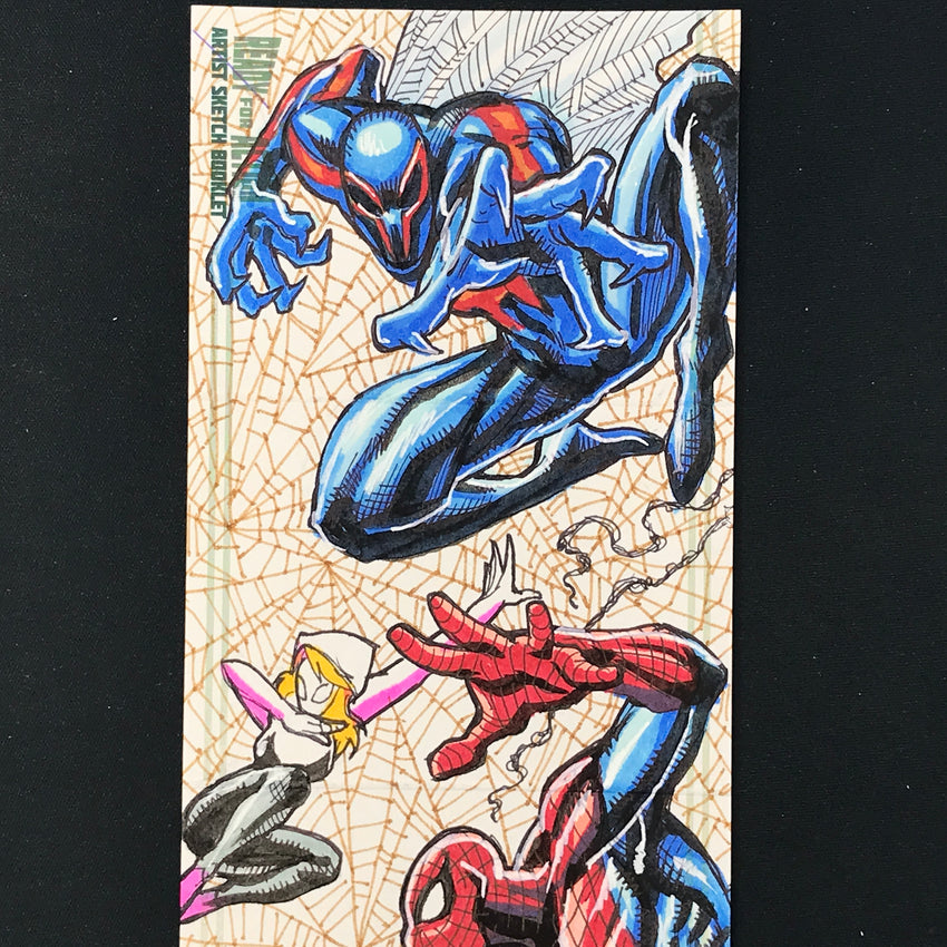 2022-23 Marvel Annual SPIDER-MAN MILES GHOST Sketch Booklet 1/1 ALLEN GENETA