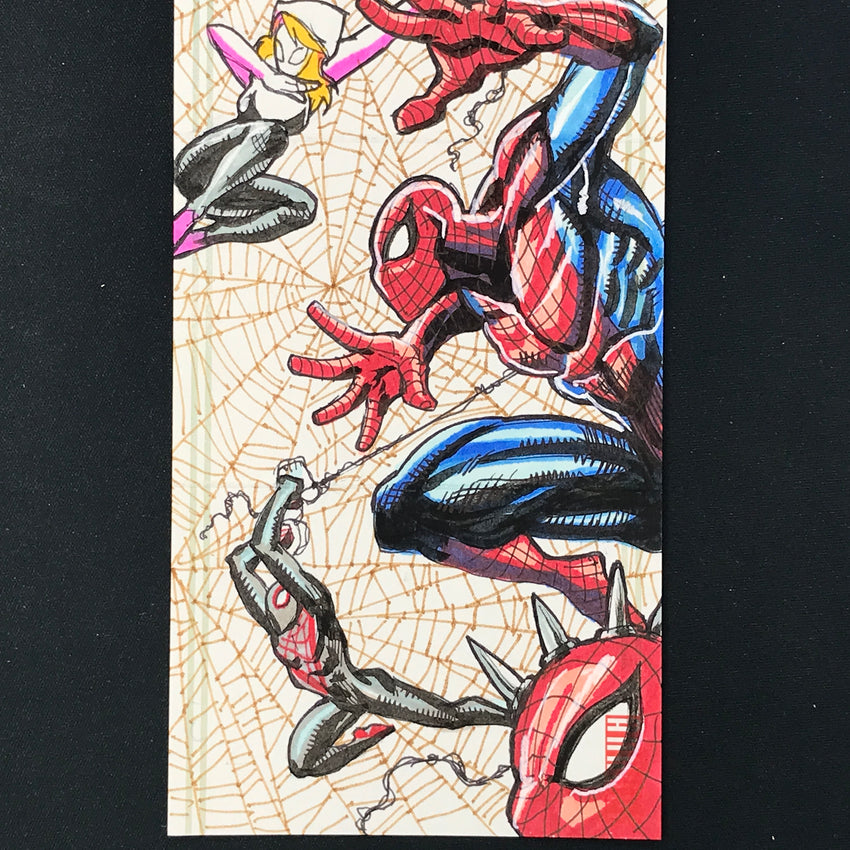 2022-23 Marvel Annual SPIDER-MAN MILES GHOST Sketch Booklet 1/1 ALLEN GENETA