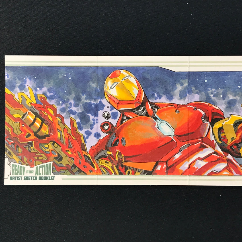 2022-23 Marvel Annual IRON MAN Artist Sketch Booklet 1/1 JORMAR BULDA