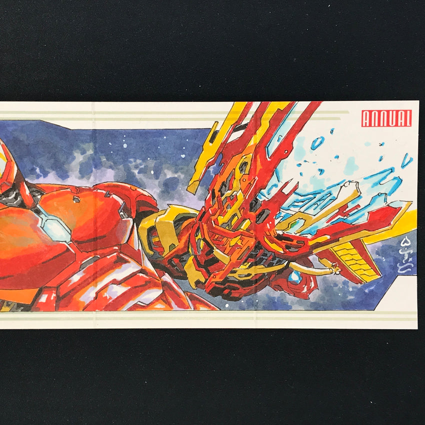 2022-23 Marvel Annual IRON MAN Artist Sketch Booklet 1/1 JORMAR BULDA