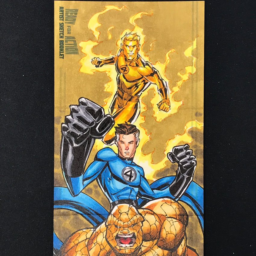 2022-23 Marvel Annual FANTASTIC FOUR Artist Sketch Booklet 1/1 MARLO L. MARTOS