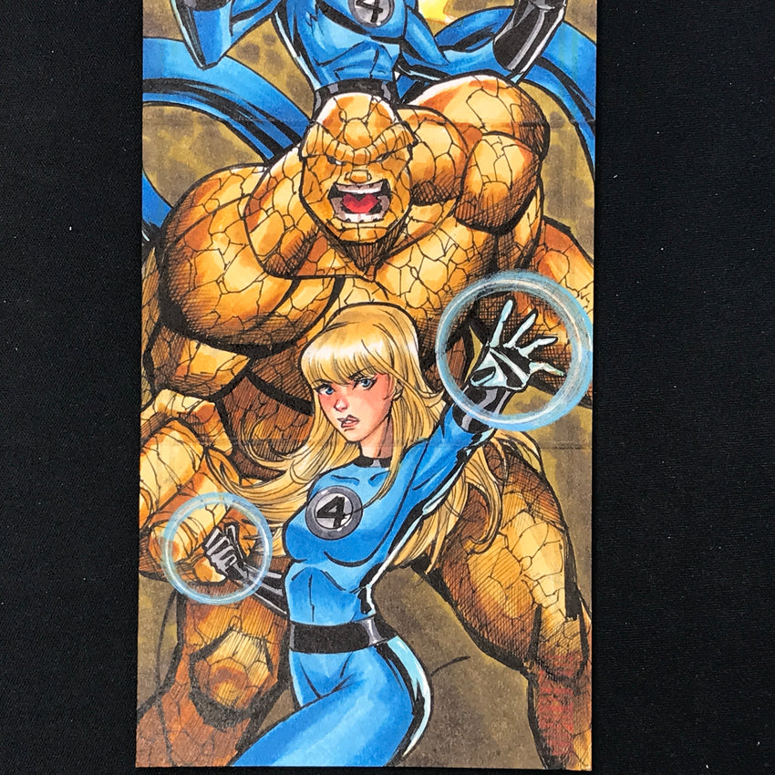 2022-23 Marvel Annual FANTASTIC FOUR Artist Sketch Booklet 1/1 MARLO L. MARTOS