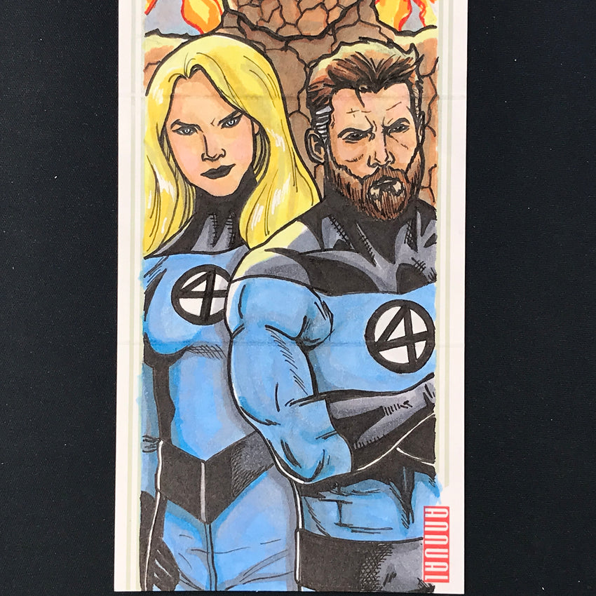 2022-23 Marvel Annual FANTASTIC FOUR Artist Sketch Booklet 1/1 MARLON FERNANDES