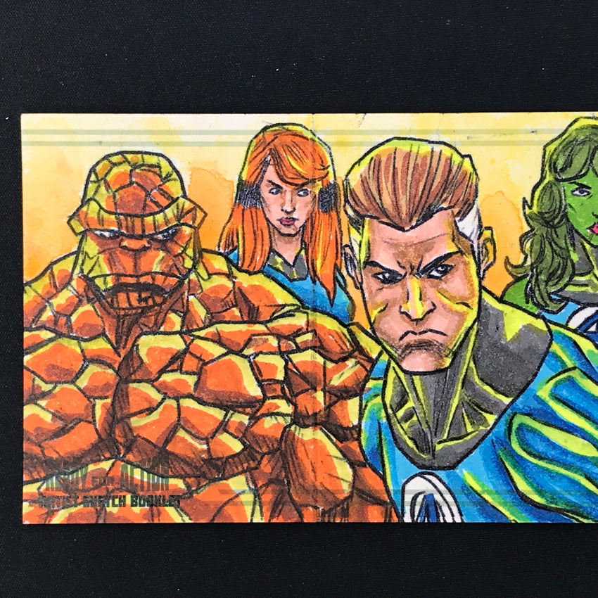 2022-23 Marvel Annual FANTASTIC FOUR SHE-HULK CRYSTAL Artist Sketch Booklet 1/1