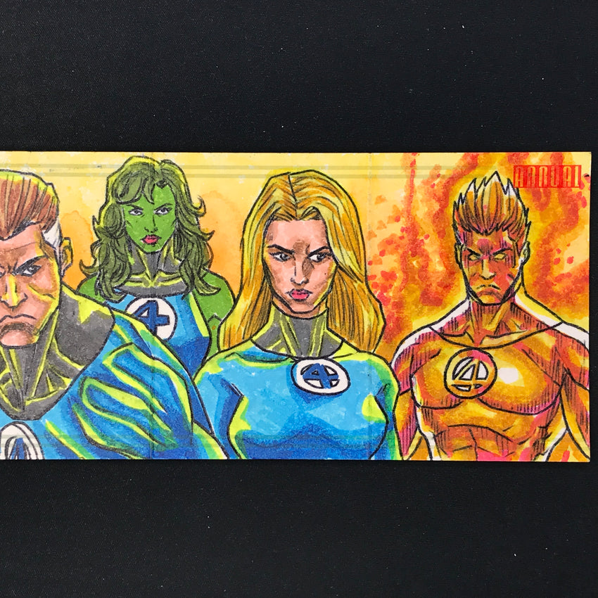 2022-23 Marvel Annual FANTASTIC FOUR SHE-HULK CRYSTAL Artist Sketch Booklet 1/1