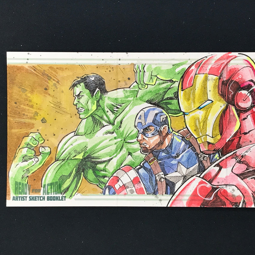 2022-23 Marvel Annual AVENGERS Sketch Booklet 1/1 VINZ EL TABANAS