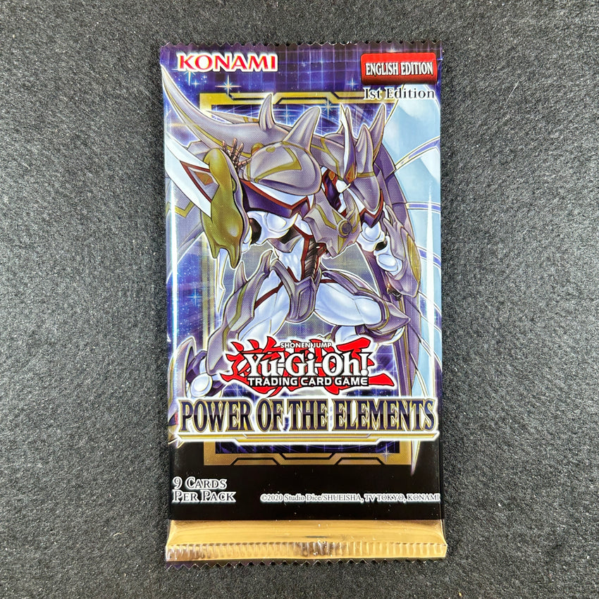 Misprint / Miscut / Error Yu-gi-oh Tcg Power Of The Elements Booster P –  Cherry Collectables