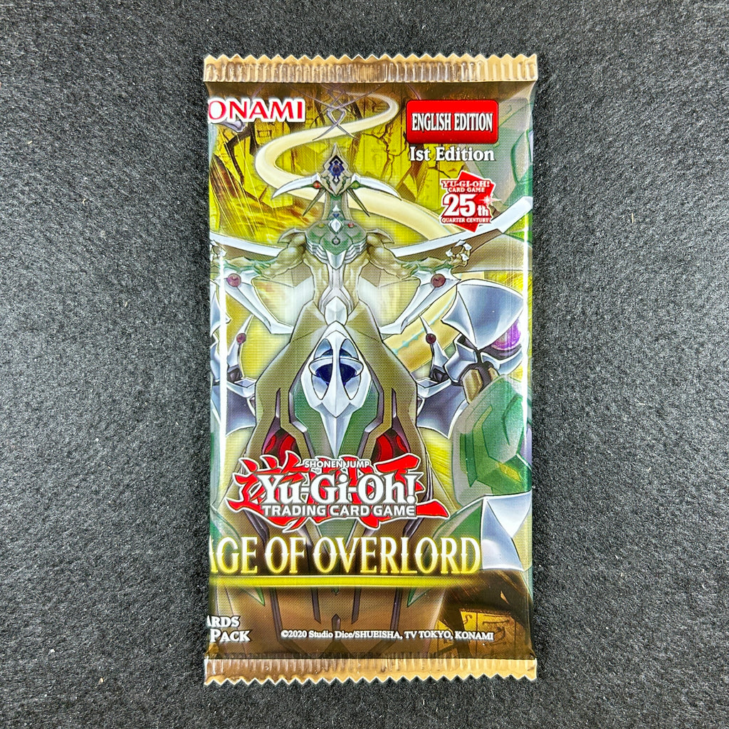 Misprint / Miscut / Error Yu-gi-oh Tcg Age Of Overlord Booster Pack –  Cherry Collectables