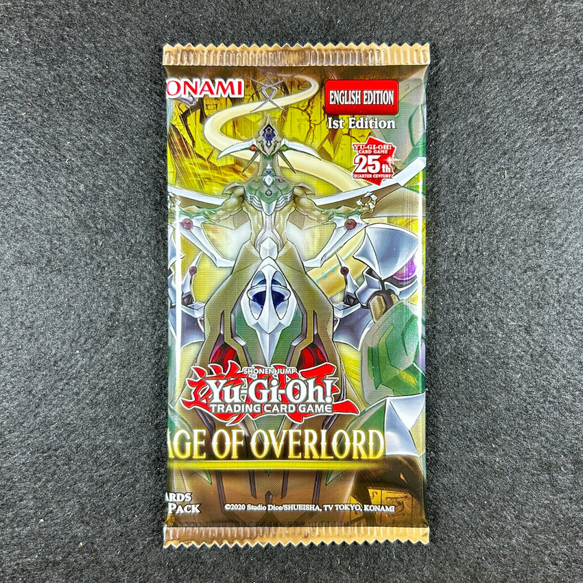 Misprint / Miscut / Error Yu-gi-oh Tcg Age Of Overlord Booster Pack –  Cherry Collectables