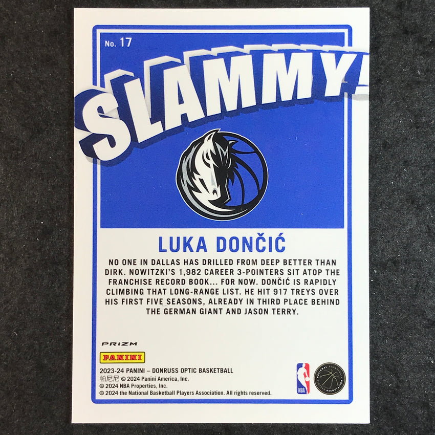 2023-24 Donruss Optic LUKA DONCIC Slammy! SSP #17