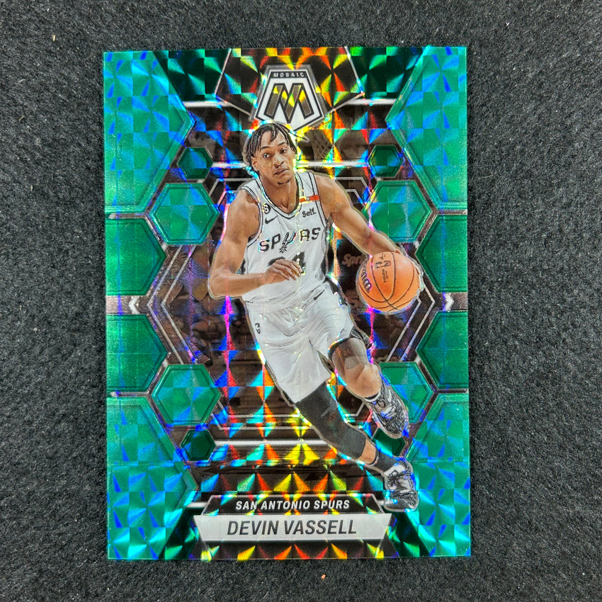 2022-23 Mosaic Devin Vassell Choice Fusion Green 10/21