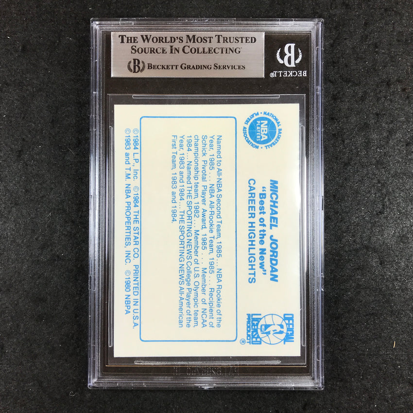 1986 Star MICHAEL JORDAN Best of the New/Old #2 BGS 5 (303)