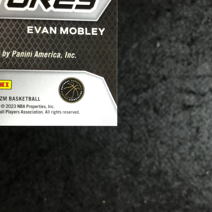2023-24 Prizm Evan Mobley Signatures Auto Choice Blue 45/49