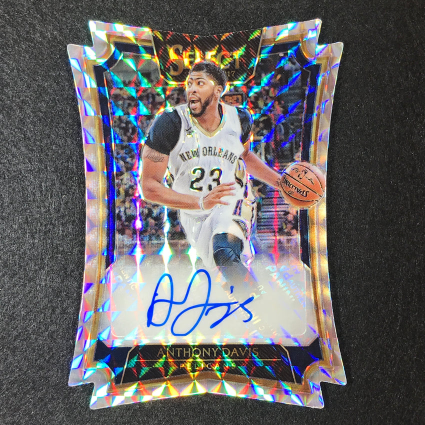 2016-17 Select ANTHONY DAVIS Die Cut Auto 23/25 Jsy #