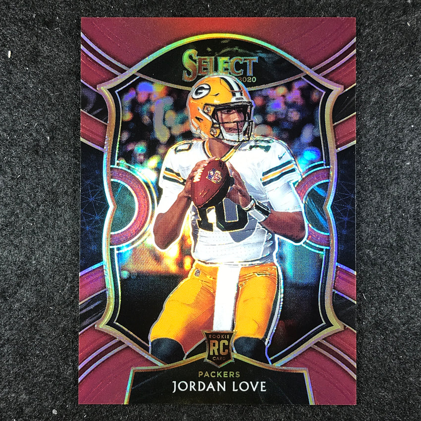 2020 Select Jordan Love Rookie Concourse Maroon Red 95/149