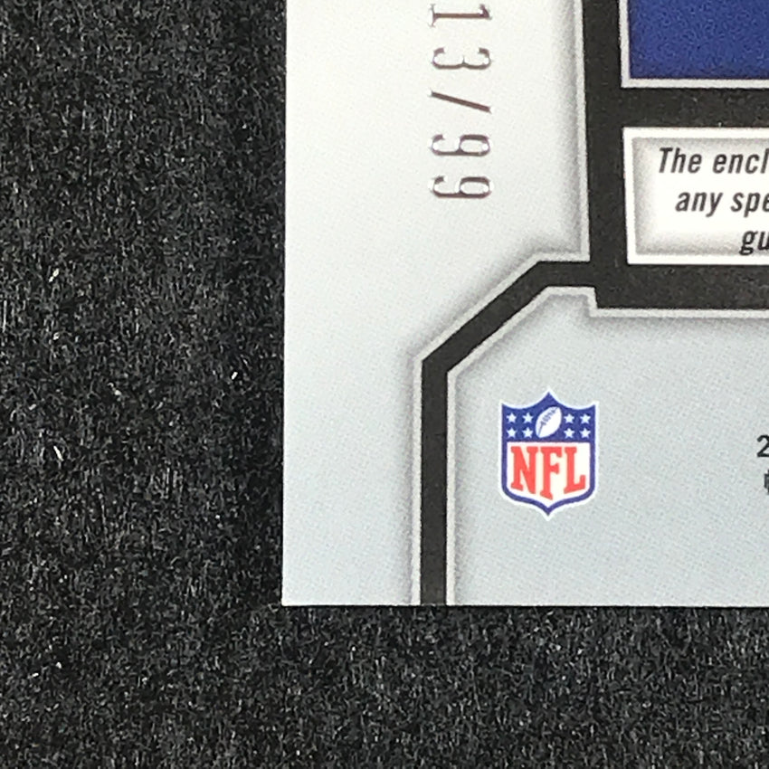 2023 Prizm Football Anthony Richardson Rookie Patch Auto Silver Prizm 13/99