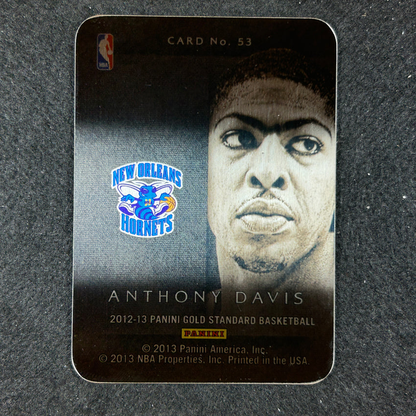 2012-13 Gold Standard ANTHONY DAVIS Rookie Gold Metal #53