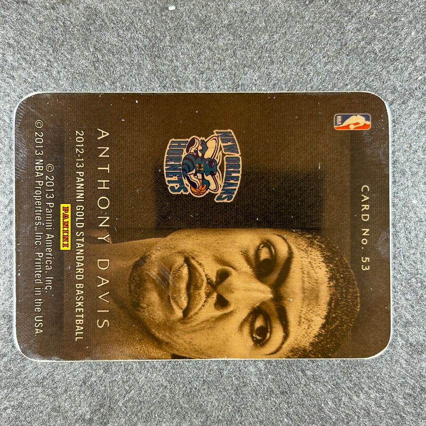 2012-13 Gold Standard ANTHONY DAVIS Rookie Gold Metal #53