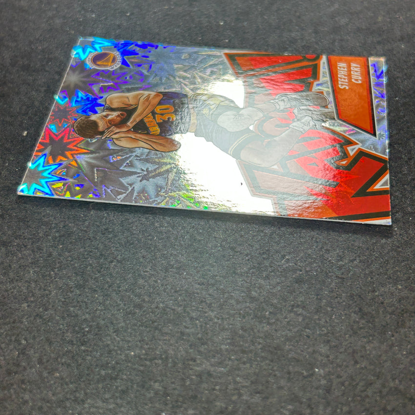 2022-23 Crown Royale Stephen Curry Kaboom Silver Ssp No 11