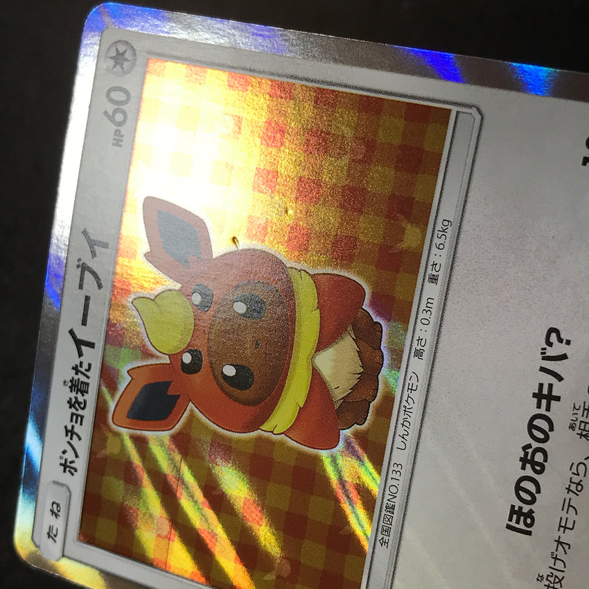 DAMAGED Poncho-Wearing Eevee (Flareon) - 139/SM-P - Eevee Mega Campaign Promo