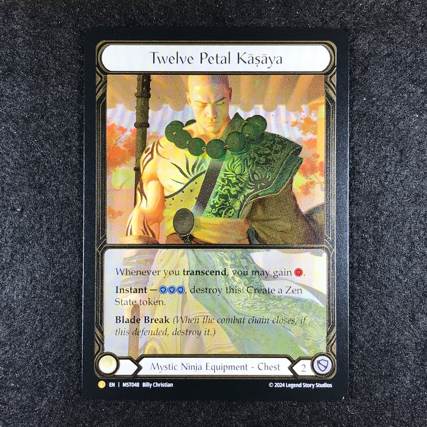 COLD FOIL Twelve Petal Kasaya - MST048 - L - Part the Mistveil