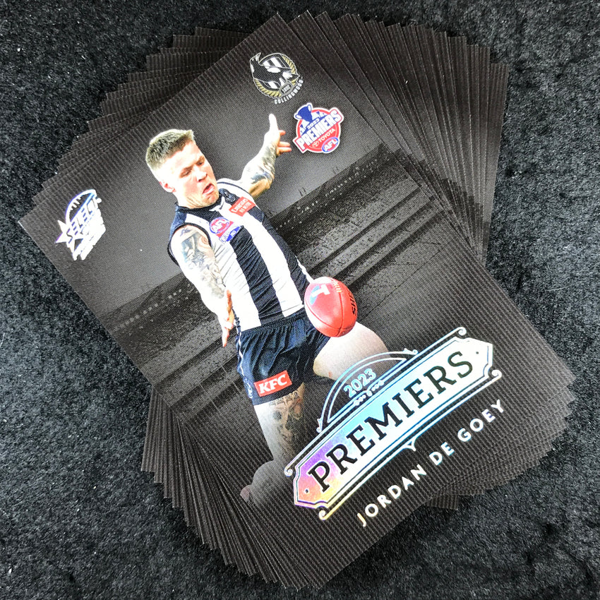 2023 Select Premier Series COLLINGWOOD Premiers Set Bobby Hill Auto 029/200