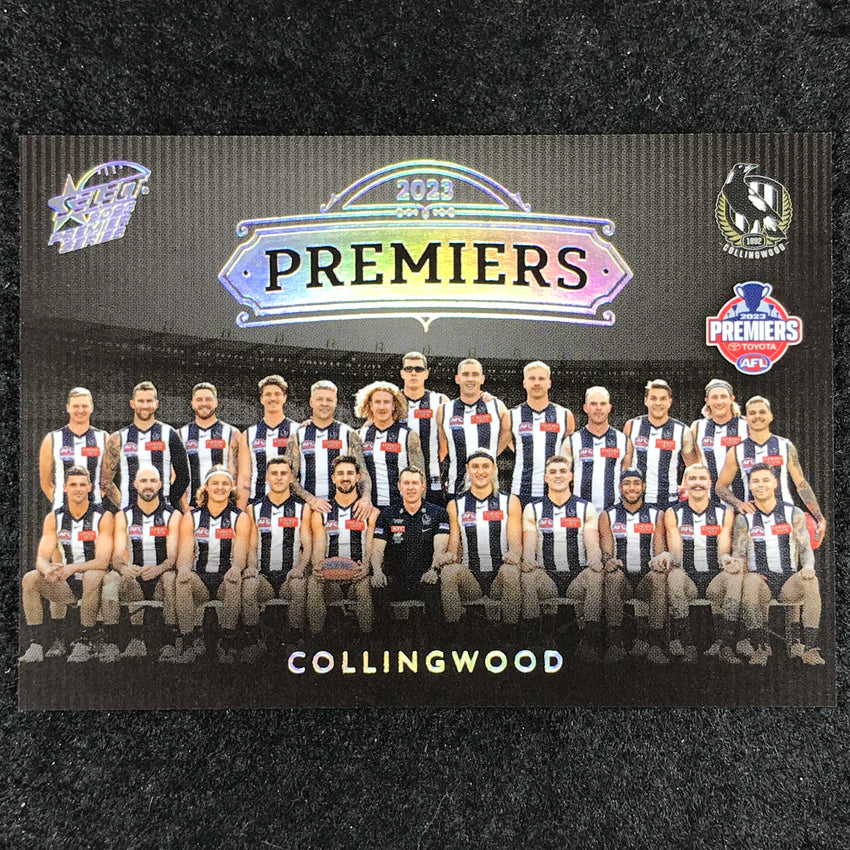 2023 Select Premier Series COLLINGWOOD Premiers Set Bobby Hill Auto 029/200