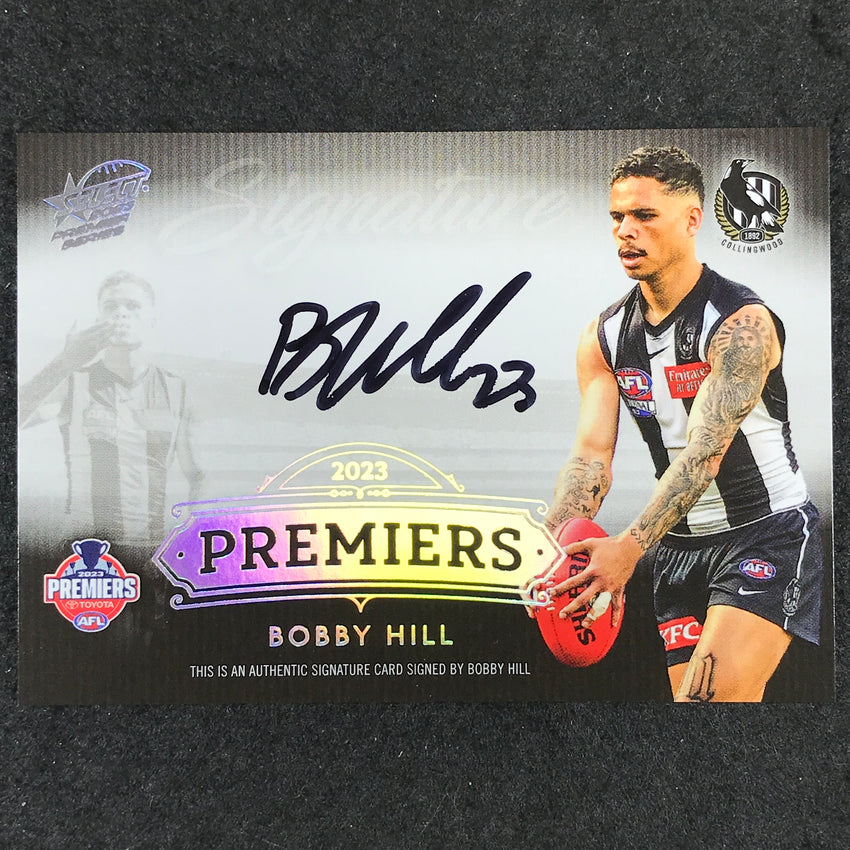 2023 Select Premier Series COLLINGWOOD Premiers Set Bobby Hill Auto 029/200
