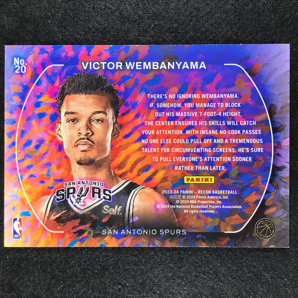 Victor Wembanyama Rookie Sticker Foil Panini 2023-24 Gradé 9,5 Mint (MTG