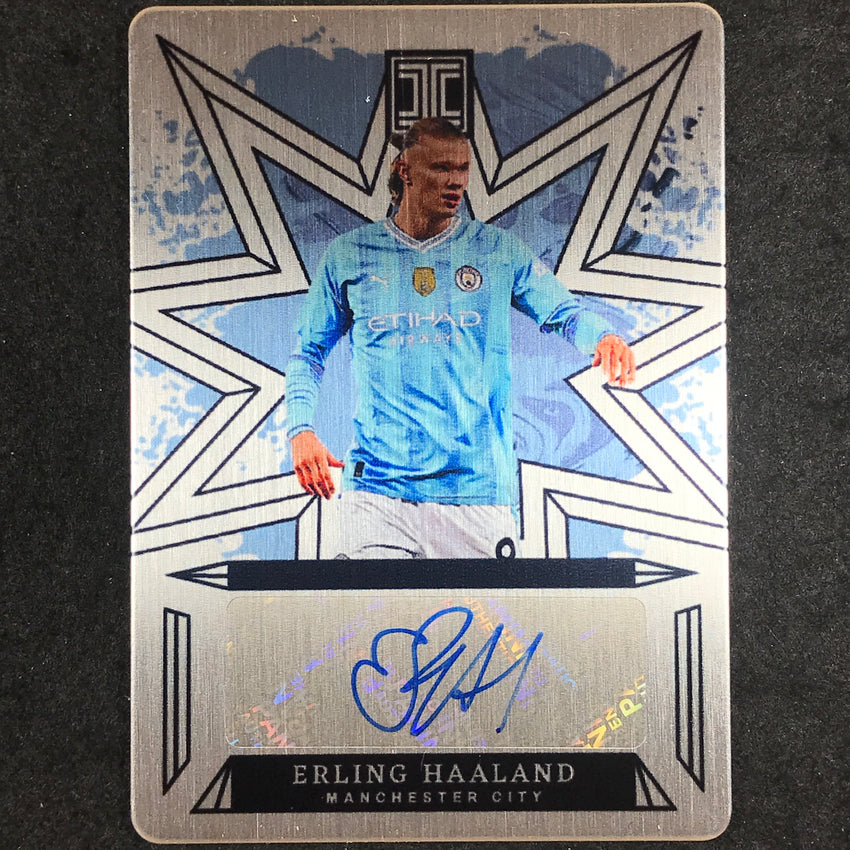 2023-24 Impeccable Soccer ERLING HAALAND Stainless Stars Signatures Auto 22/25