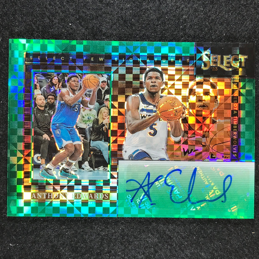 2023-24 Select ANTHONY EDWARDS Select Few Auto Green 1/5