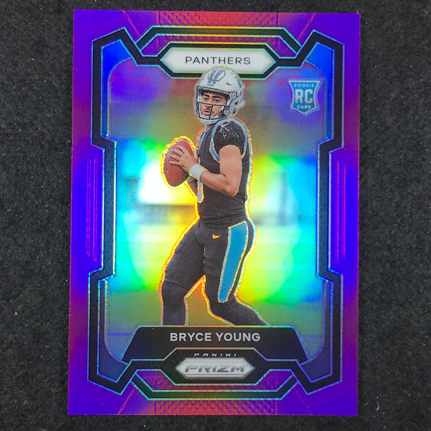 2023 Prizm Football Bryce Young Rookie Base Purple 2/125