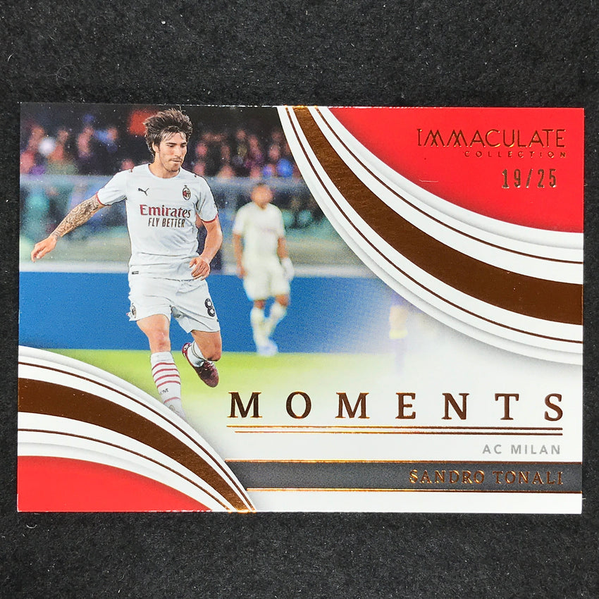 2022-23 Immaculate SANDRO TONALI Moments Copper Bronze 19/25