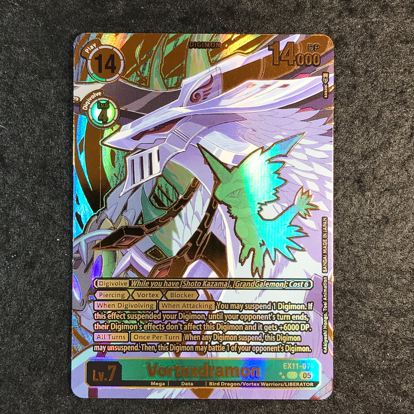 [RARE PULL] Vortexdramon (EX11-074) - Digimon Dawn of Liberator (A)