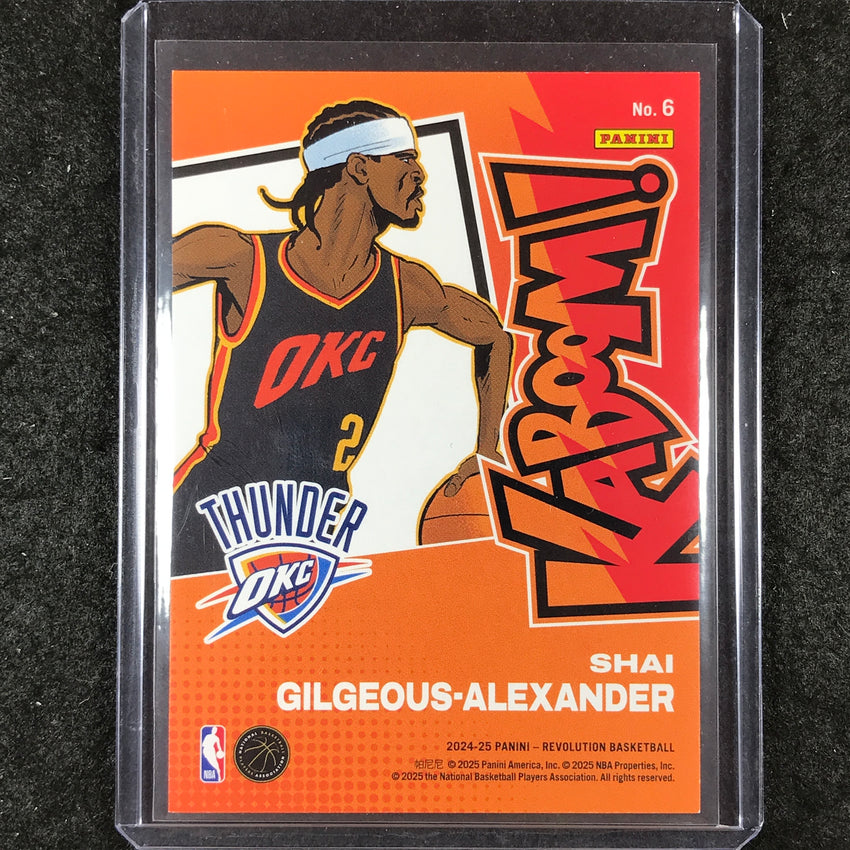 2024-25 Revolution SHAI GILGEOUS-ALEXANDER Kaboom SSP #6