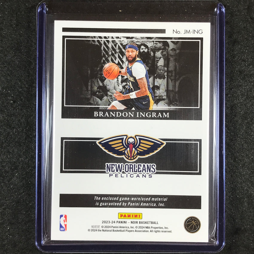 2023-24 Noir BRANDON INGRAM Jumbo Material Brand Logo Patch 1/1