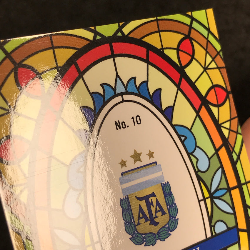 2025-26 Select Road to World Cup LIONEL MESSI Stained Glass SSP #10
