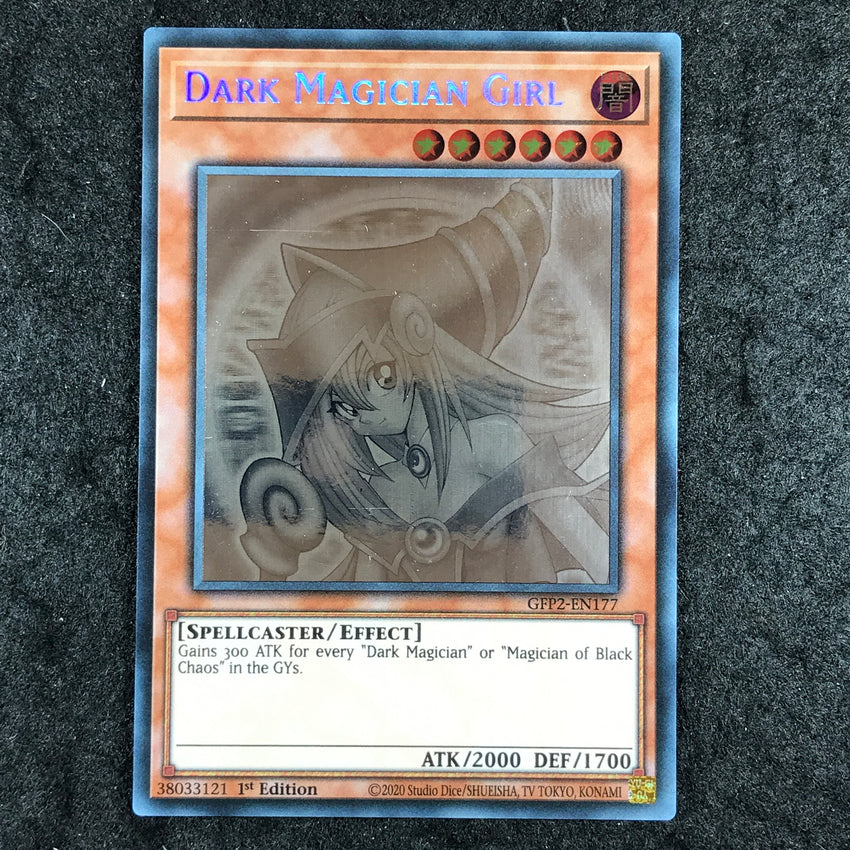 Dark Magician Girl - Gfp2-en177 - Ghost Rare 1st Edition Cherry Collectables Dark Magician Girl - Gfp2-en177 - Ghost Rare 1st Edition Cherry Collectables