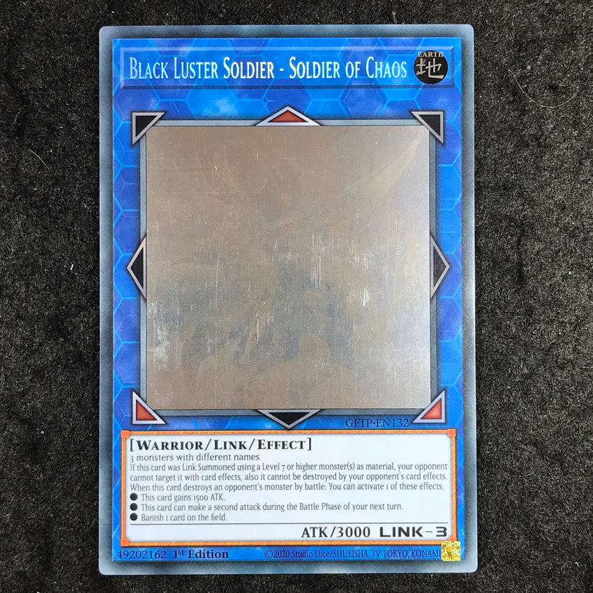[A] Black Luster Soldier - Soldier of Chaos - GFTP-EN132 - Ghost Rare 1st Edition (A)