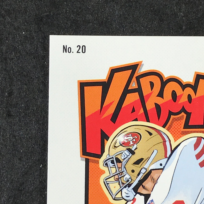 2025 Absolute Football CHRISTIAN MCCAFFREY Kaboom Vertical SSP Green 1/1 #20