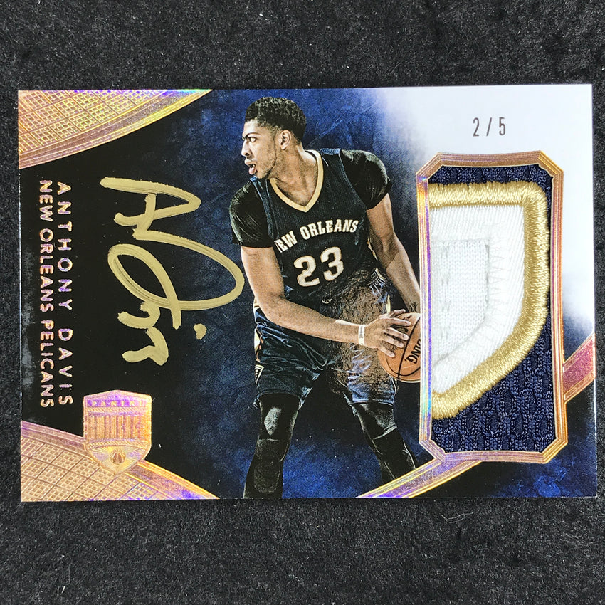 2014-15 Eminence Anthony Davis Patch Auto Gold 2/5