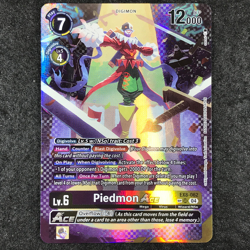 (A) [ SP ] Piedmon ACE EX8-062 - Special Rare (SP) EX08 Chain of Liberation