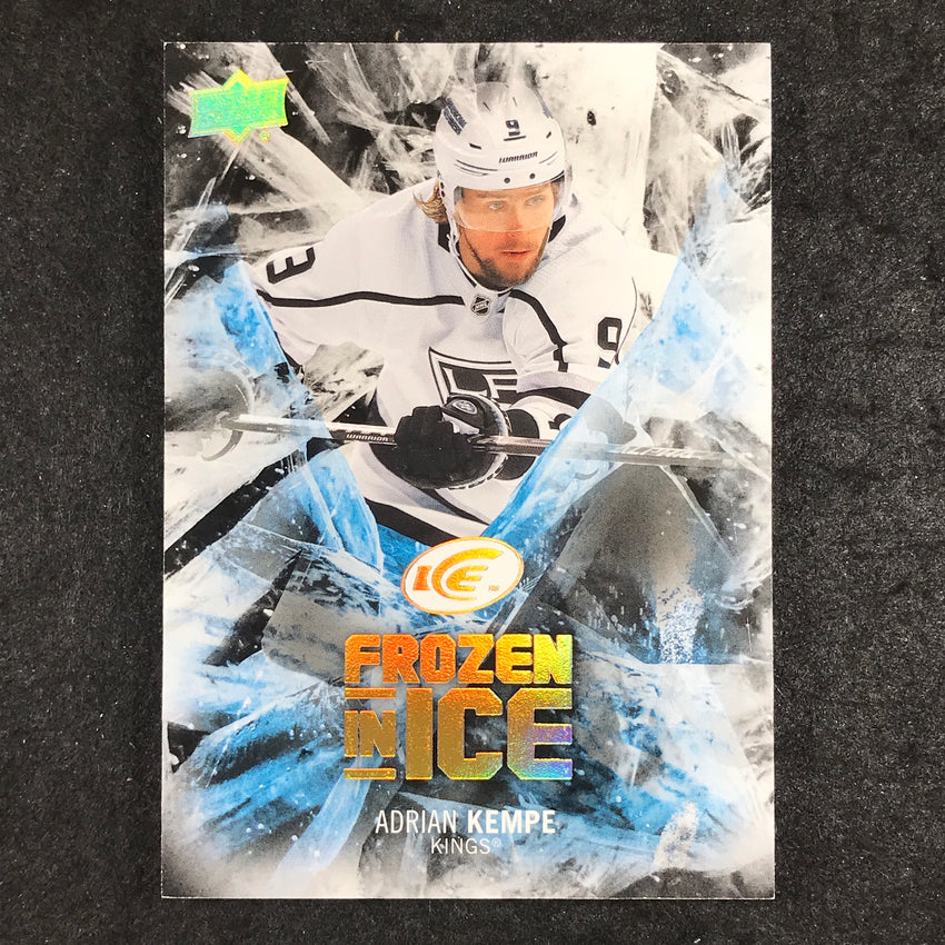 2023-24 UD Ice Hockey ADRIAN KEMPE Frozen In Ice Black 1/5 SEALED #14
