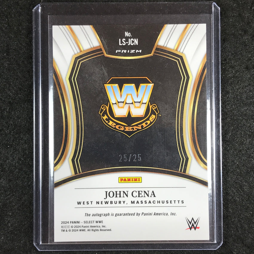2024 Select WWE JOHN CENA Legendary Signatures Auto Tie-Dye 25/25