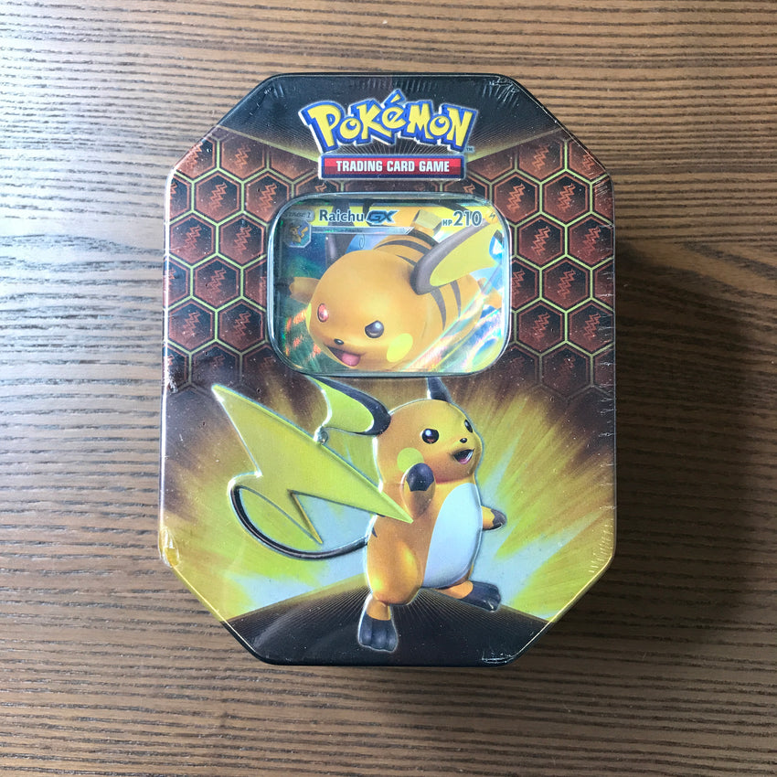 Pokemon TCG SM11.5 Hidden Fates Tin [ RAICHU ]