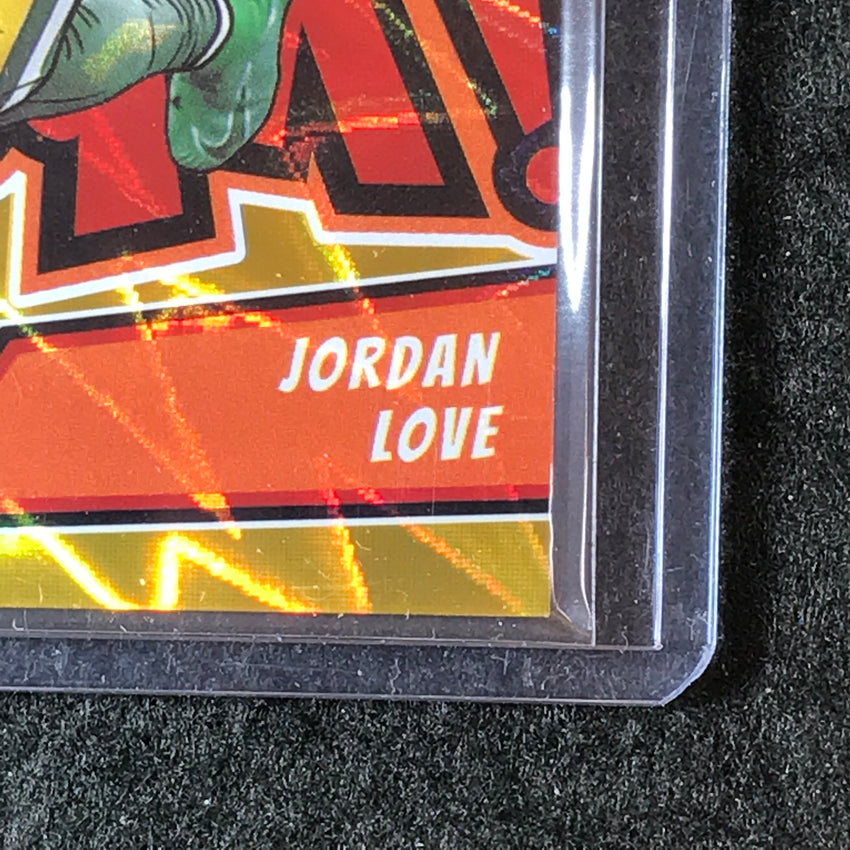 2024 Absolute Football JORDAN LOVE Kaboom SSP Gold 8/10 #36